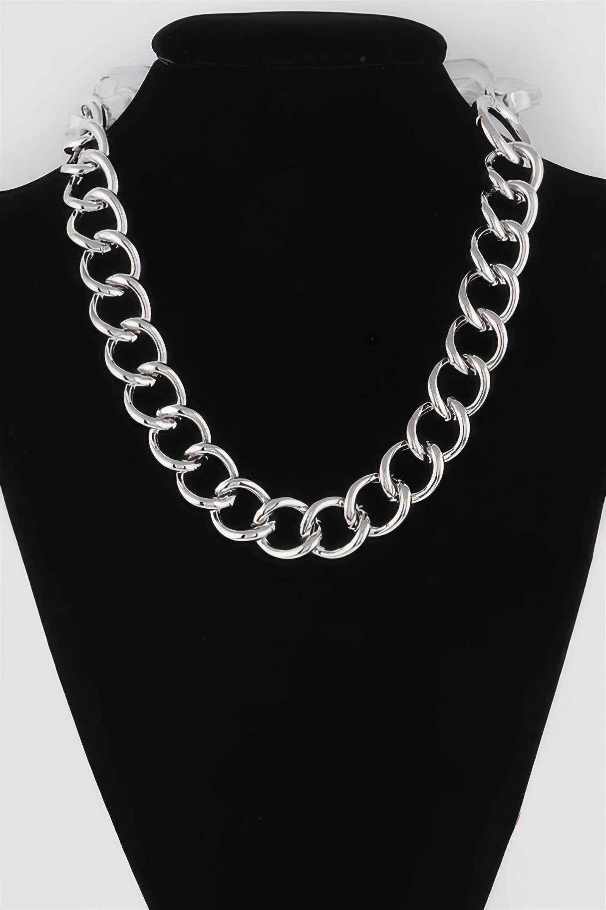 Clear Double Chain Necklace