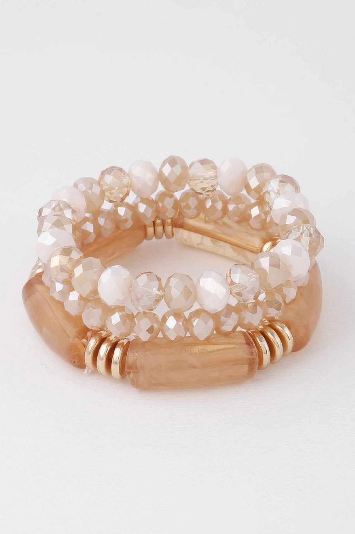 Multi Bead N Tube Bracelet