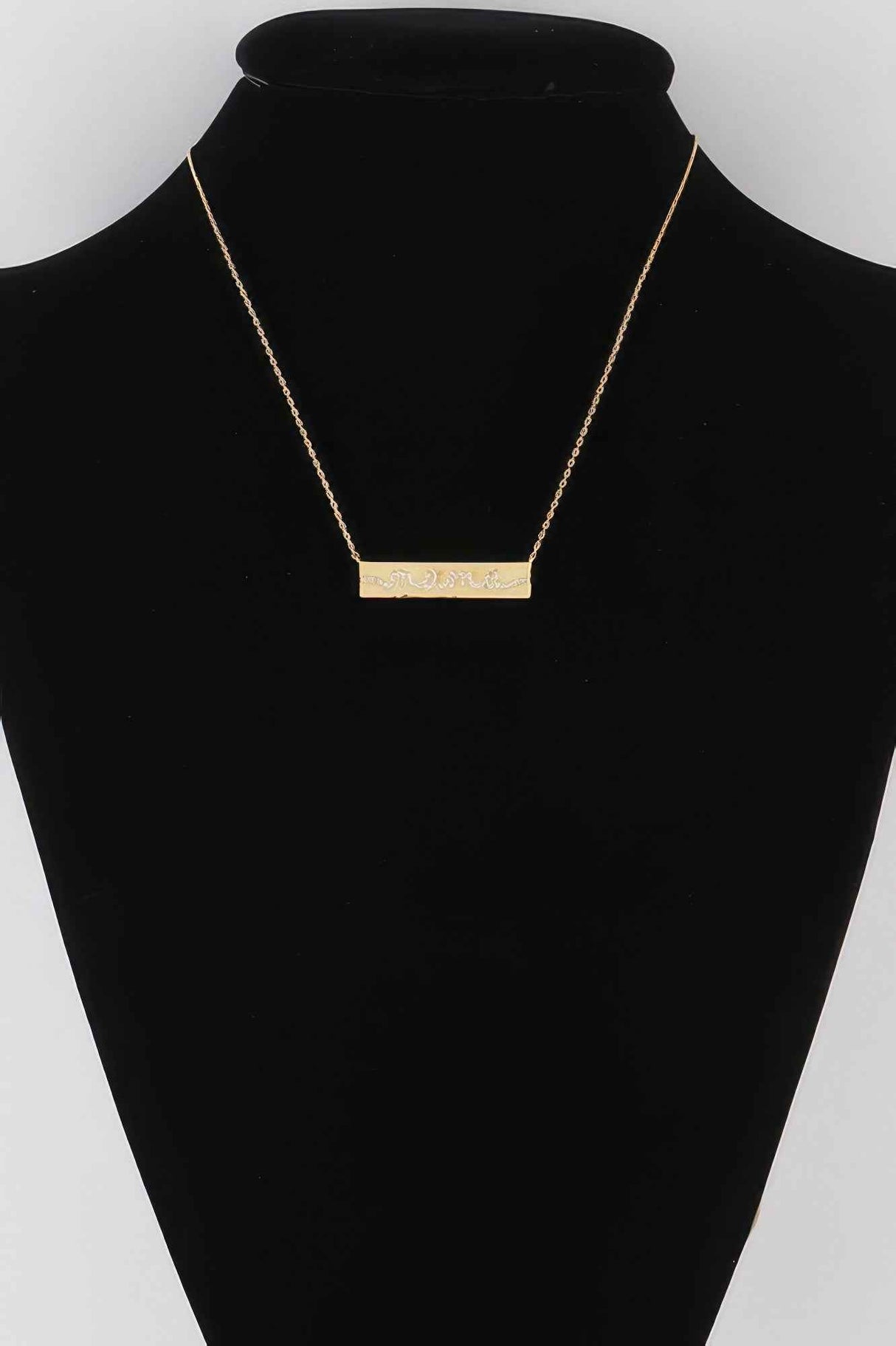 Jeweled Mama Pendant Necklace
