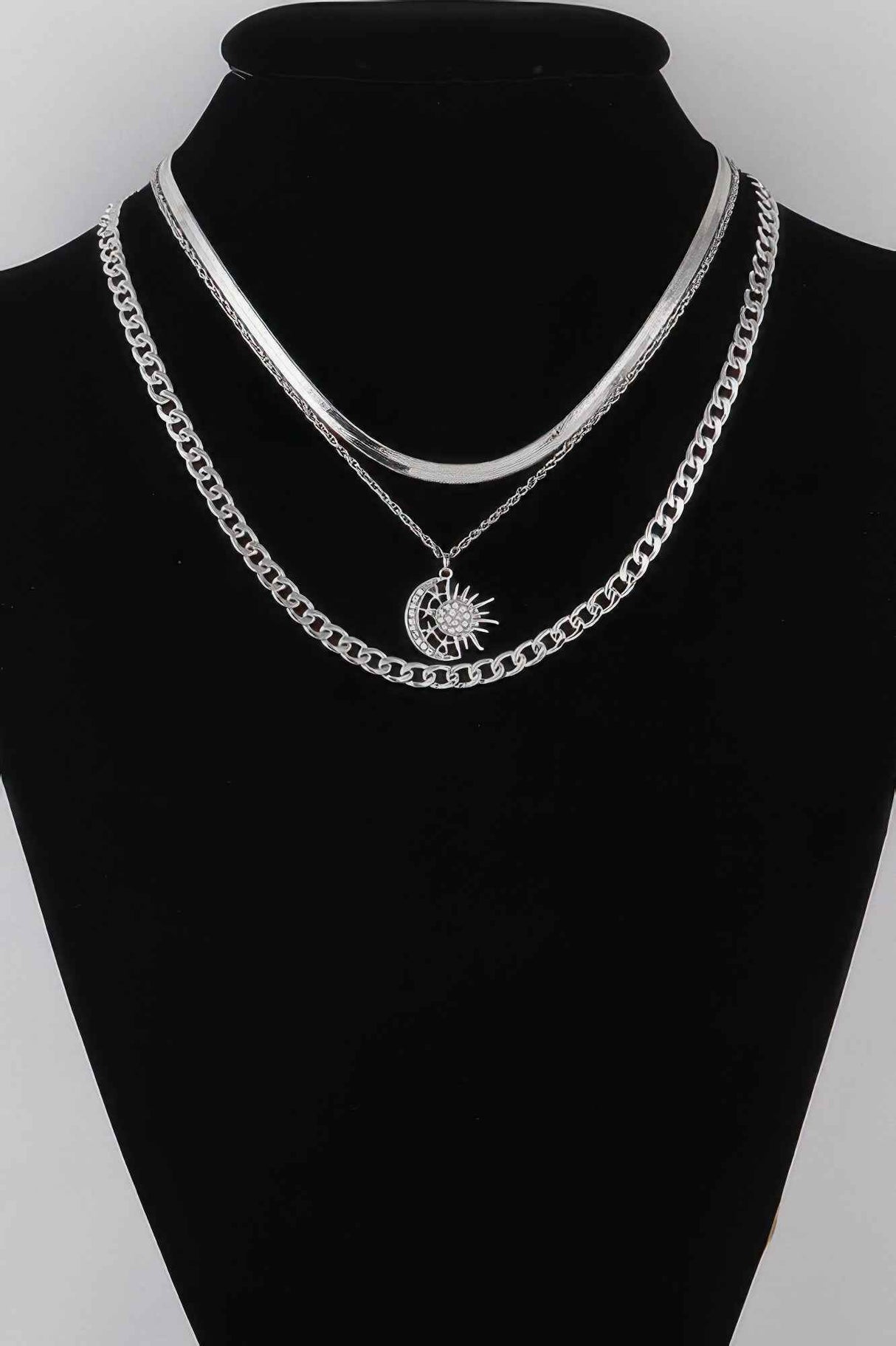 Sun N Moon Chain Necklace