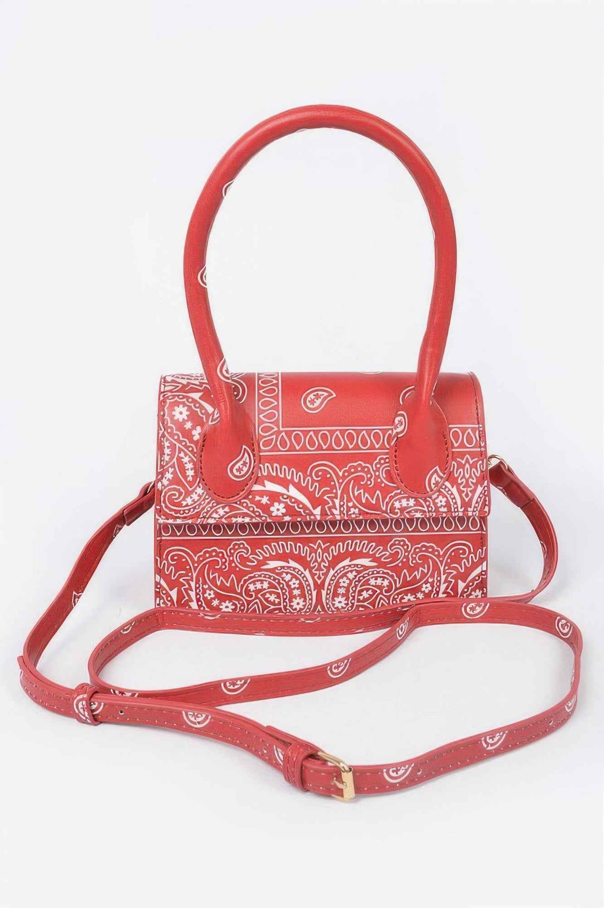 Bandana Single Handle Flap Crossbody Bag