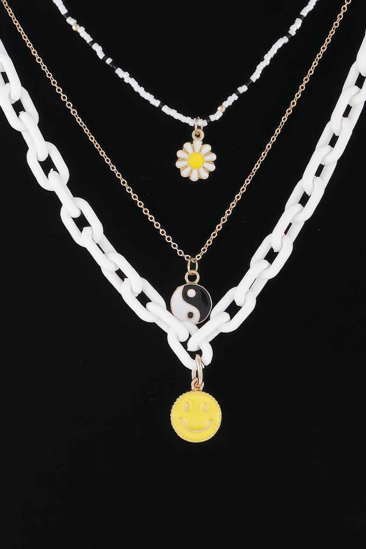 Multi Pendant Chain Necklace