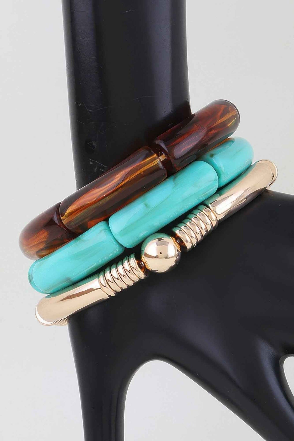 Multi Marble Tube Bracelet