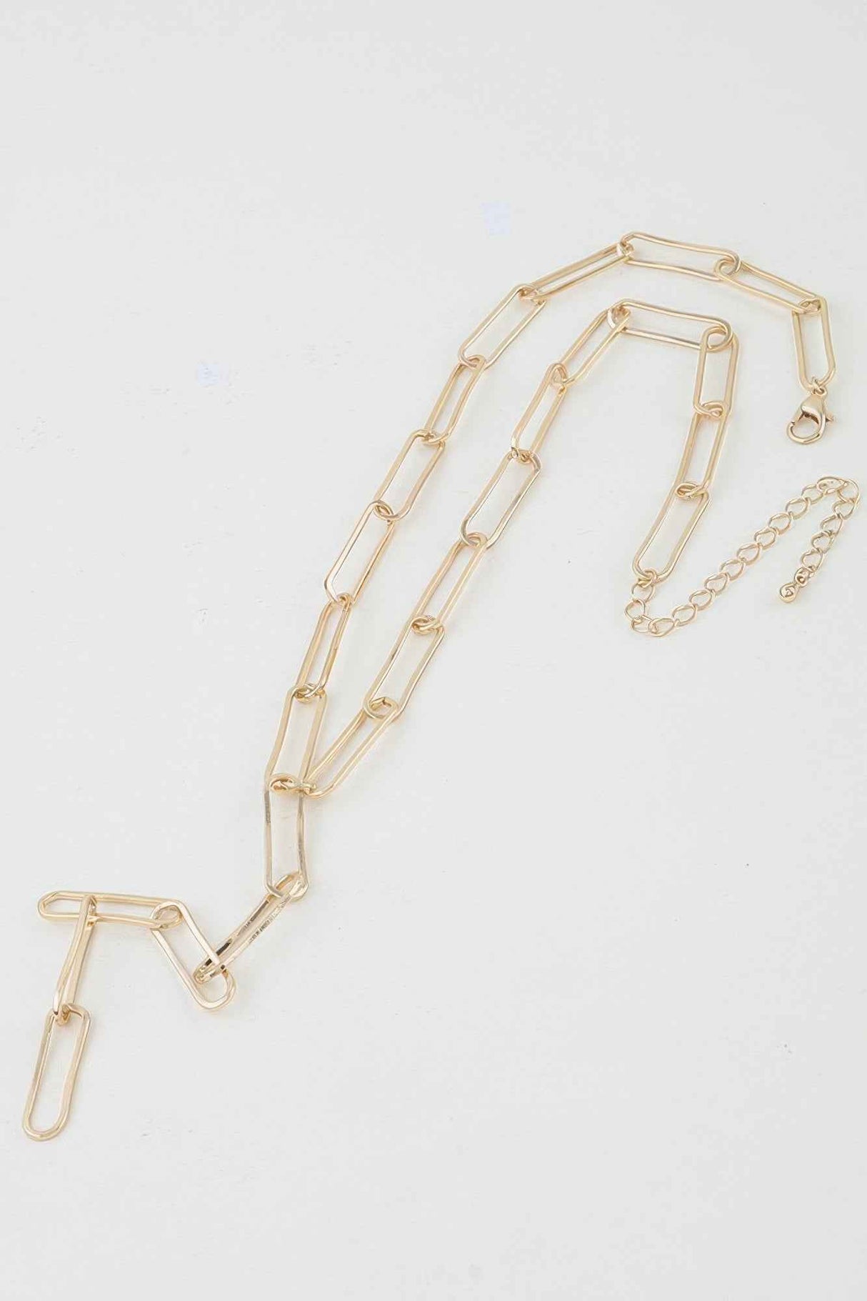 Minimal Link Chain Drop Necklace