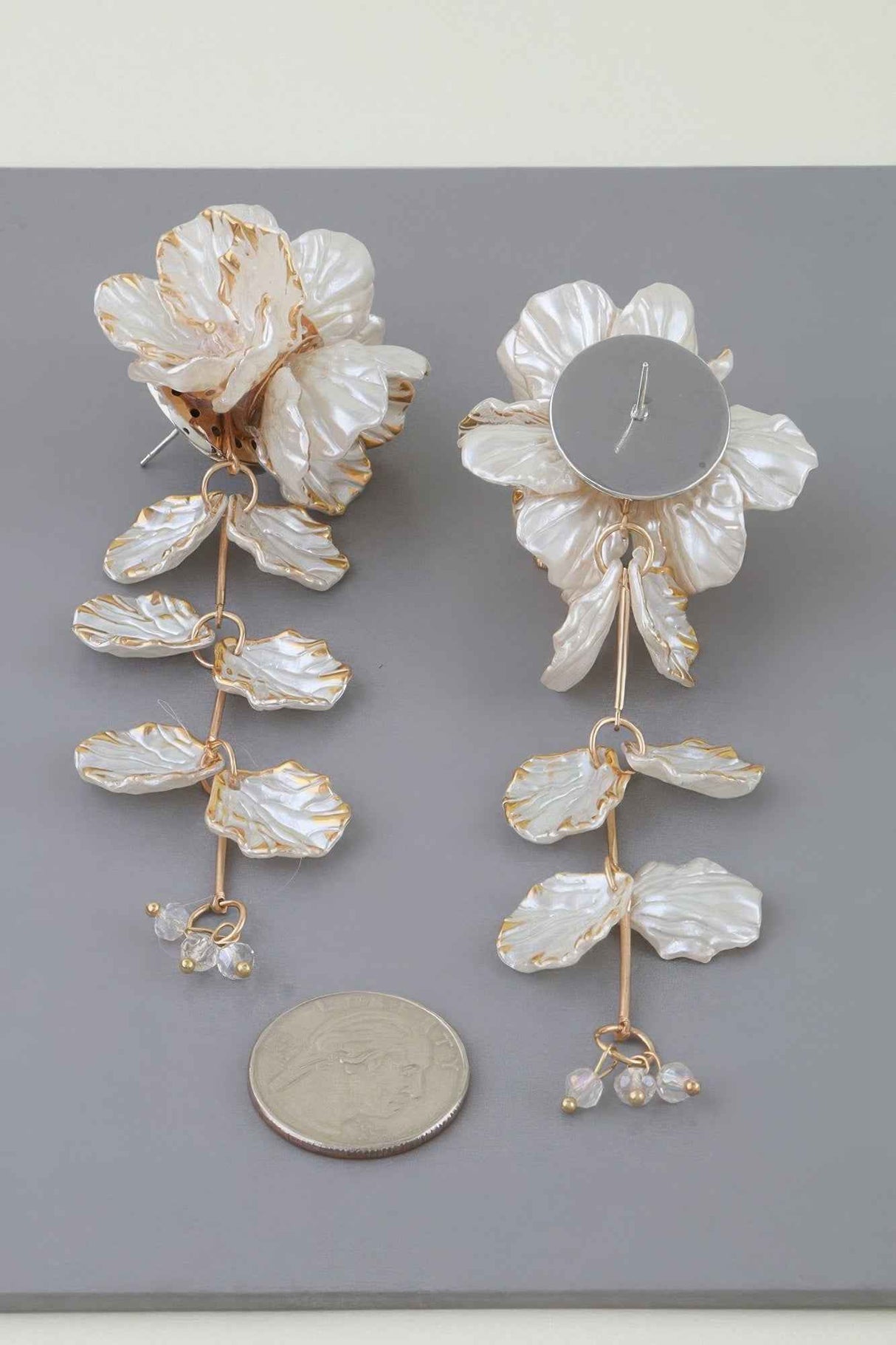 Multi Petal Drop Earrings