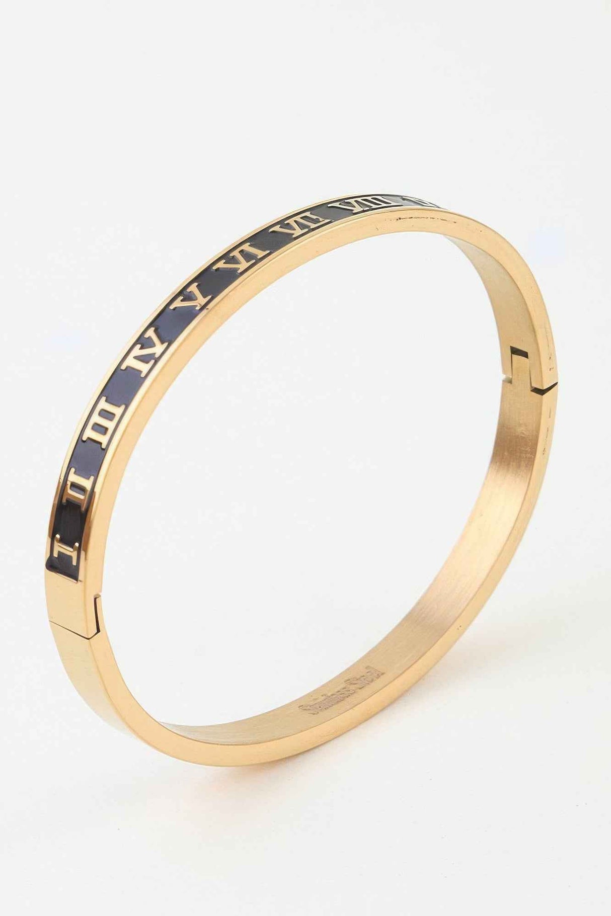 Roman Numeral Cuff Bracelet