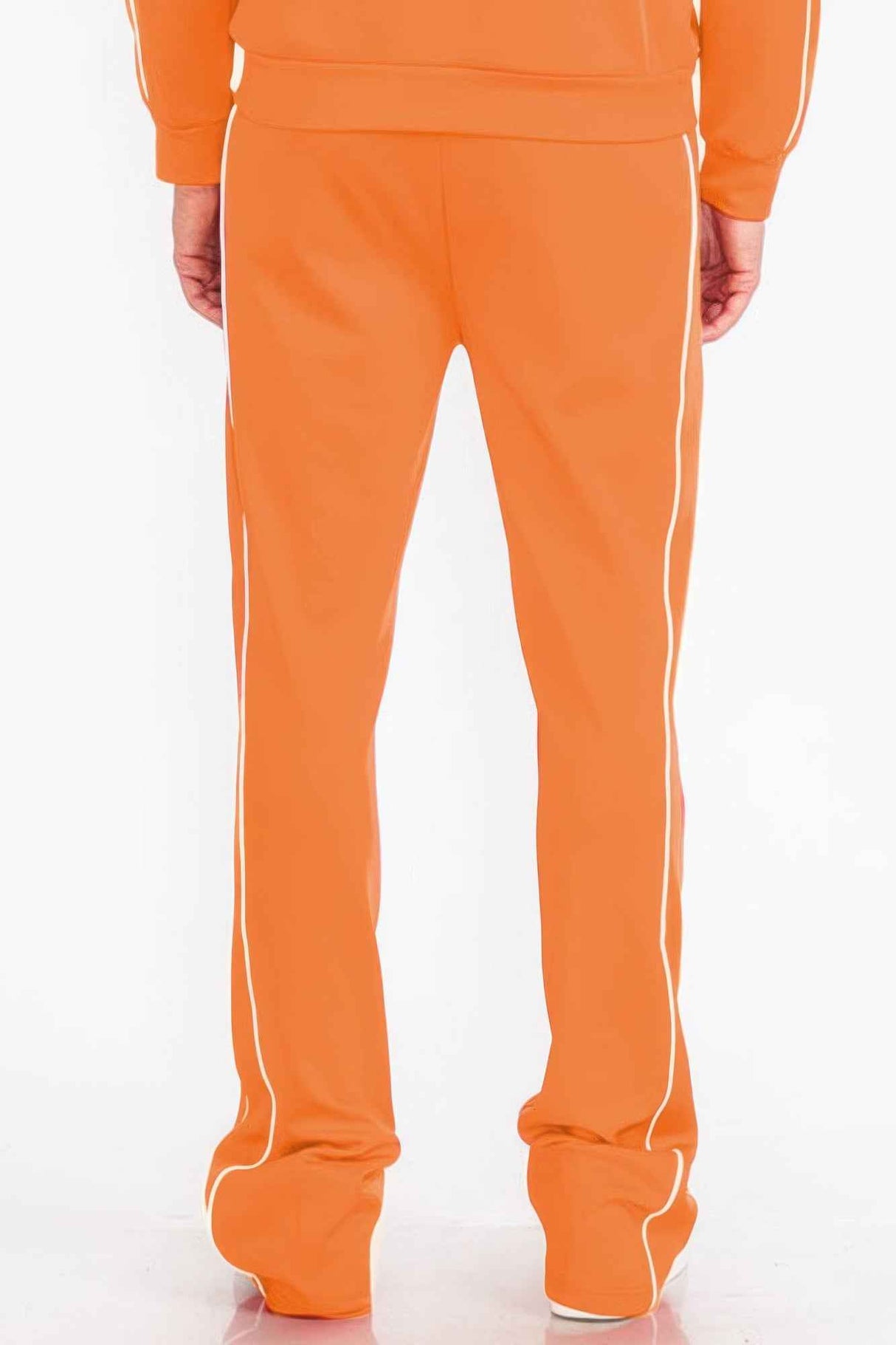 Mens Side Pipe Stacked Flare Pants