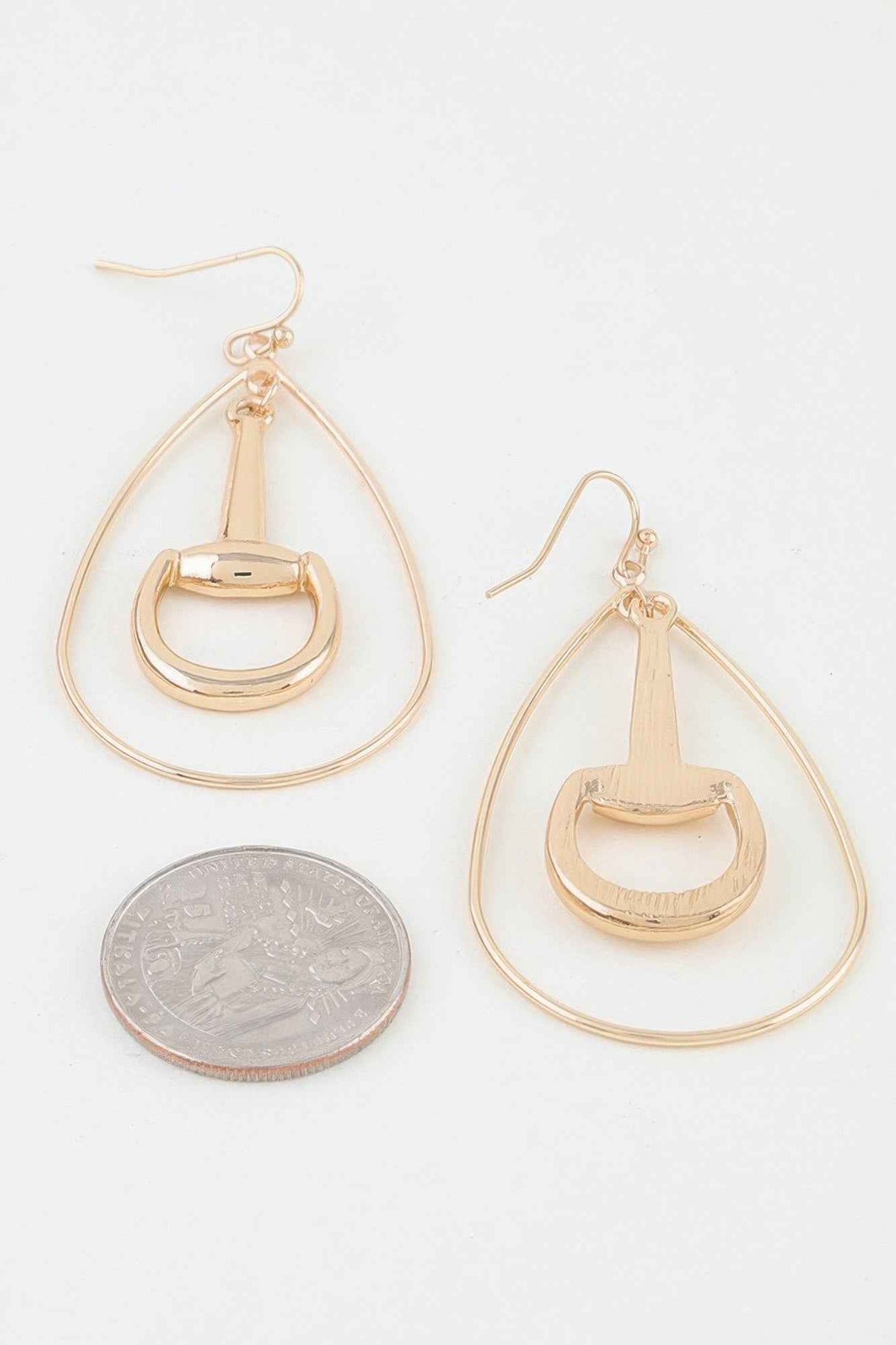 Modern Toggle Teardrop Earrings