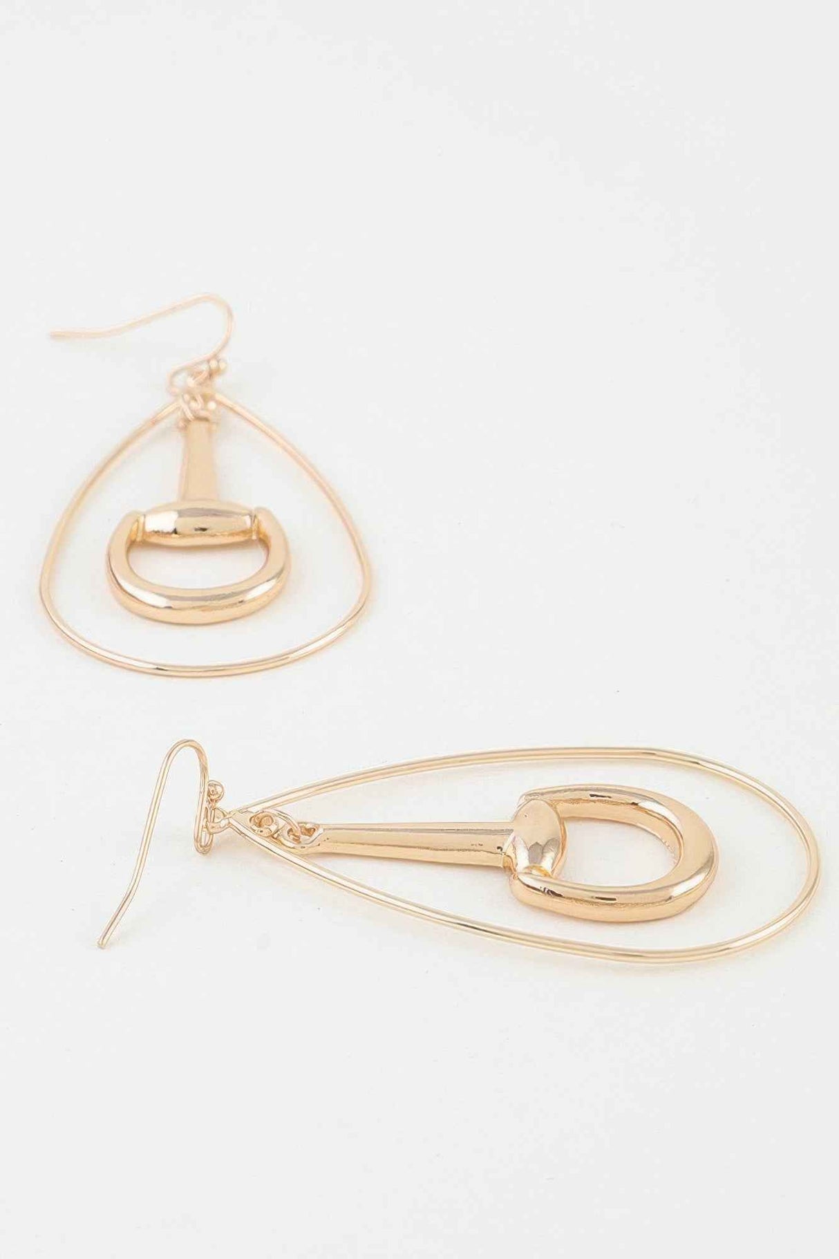Modern Toggle Teardrop Earrings