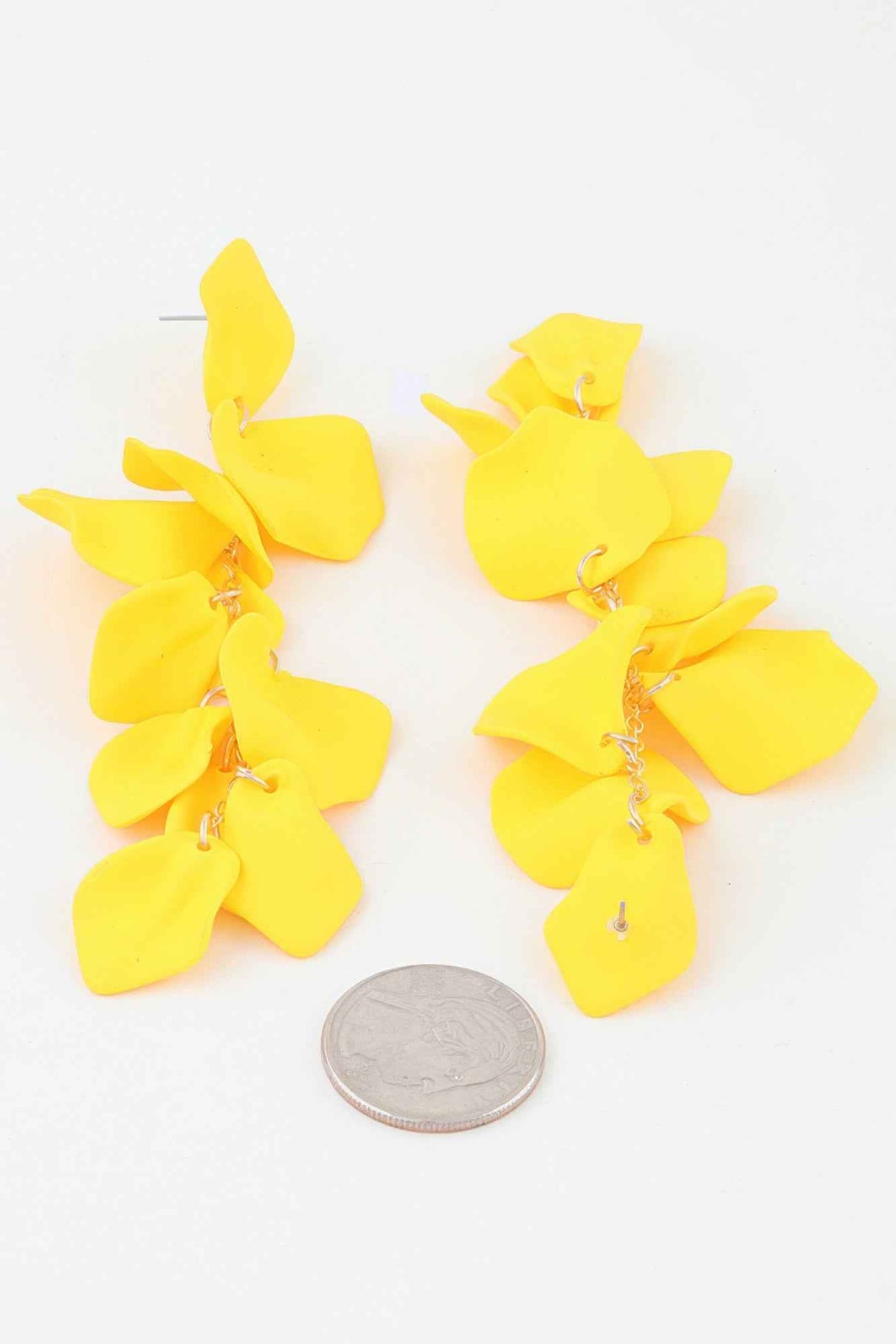 Bright Petal Blossom Drop Earrings