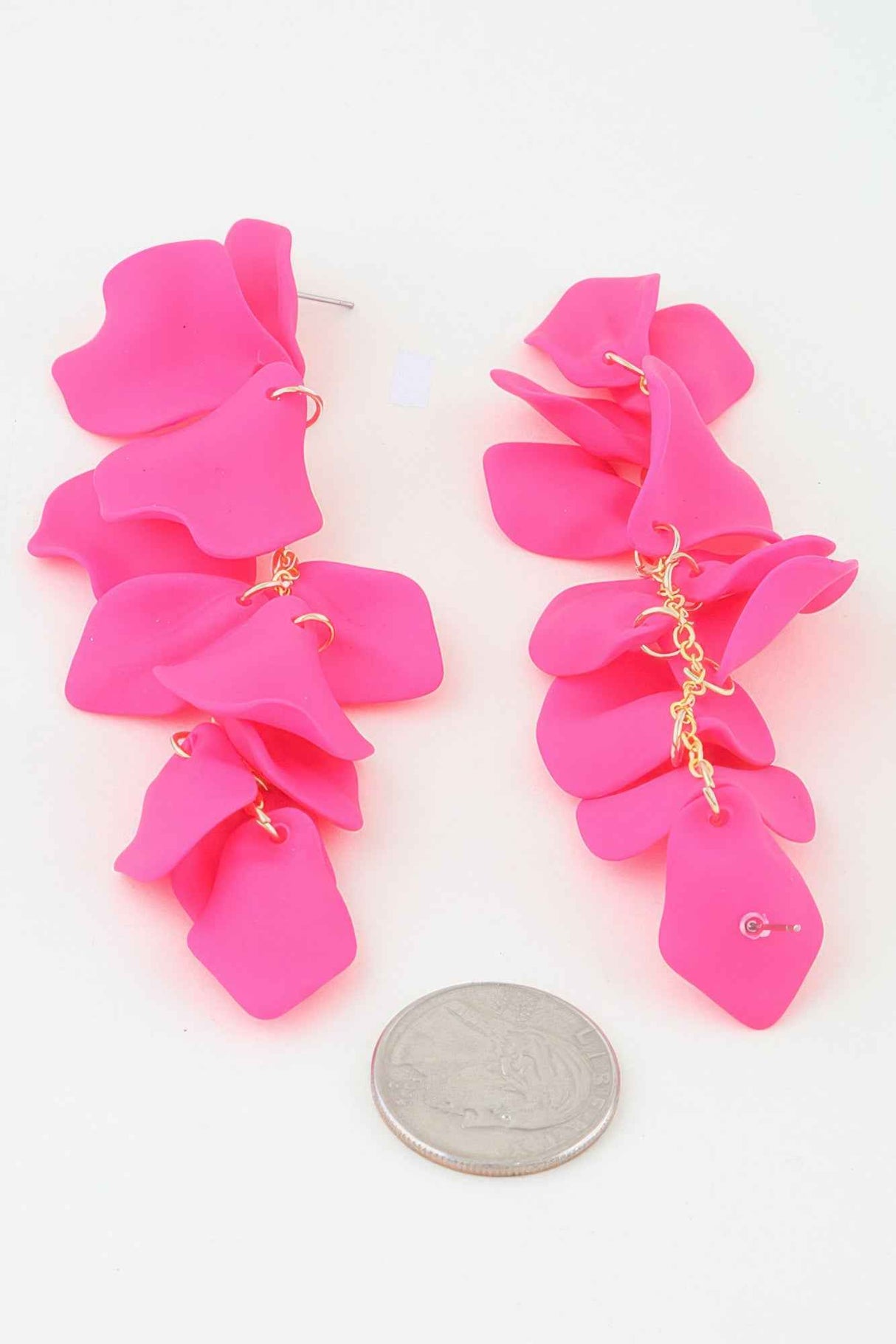 Bright Petal Blossom Drop Earrings