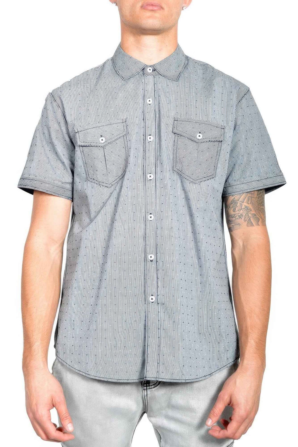 Men's Casual Short Sleeve Patterned Shirts