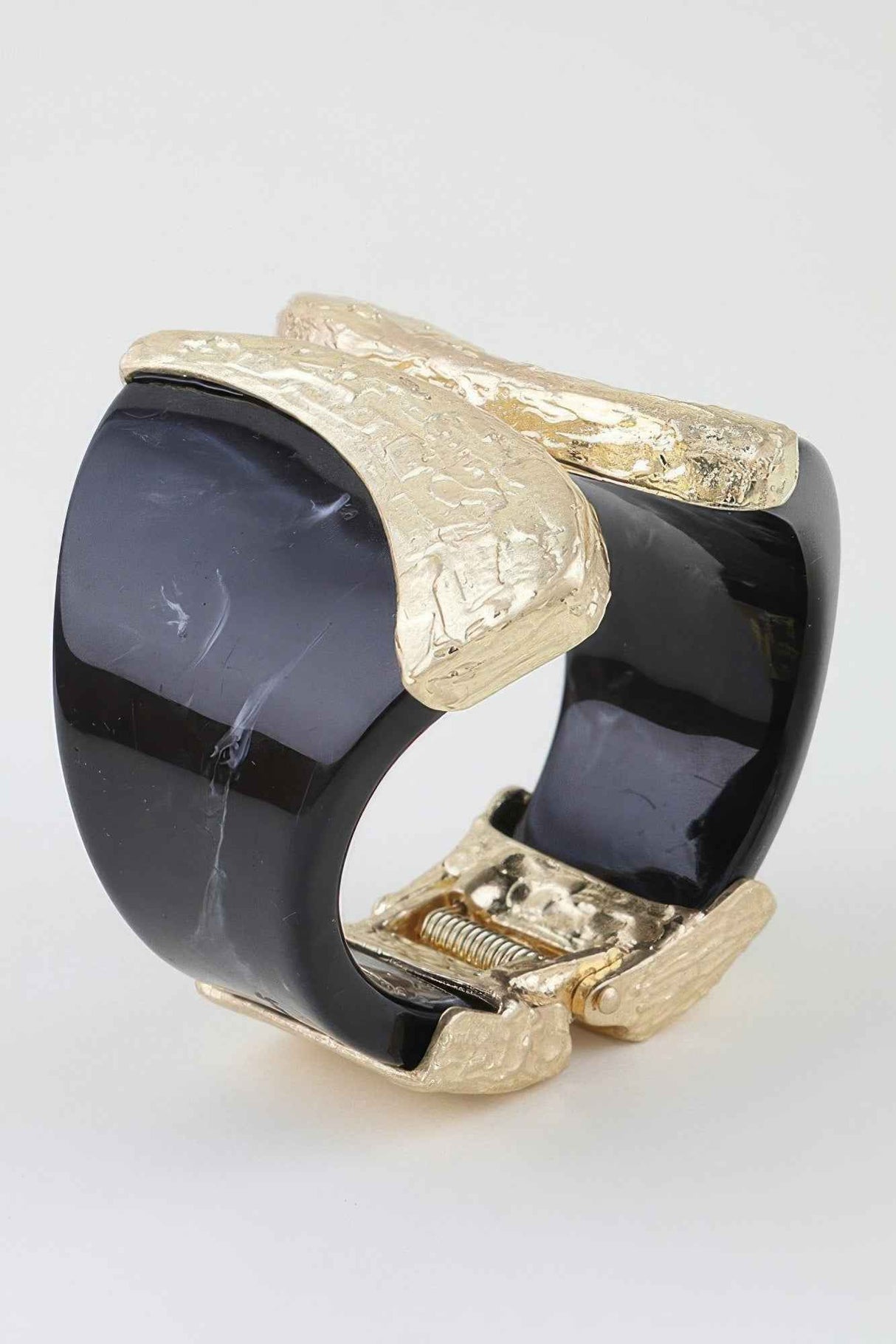 Abstract Stone Pillar Cuff Bracelet