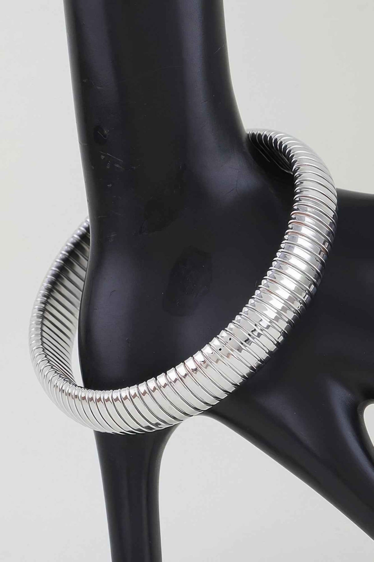 Polished Snake Chain Bangle Bracelet