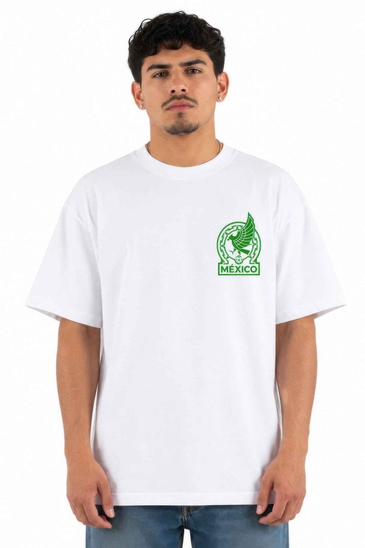 Mexico Print Heavy Weight Graphic Print 7.5 Oz Tee