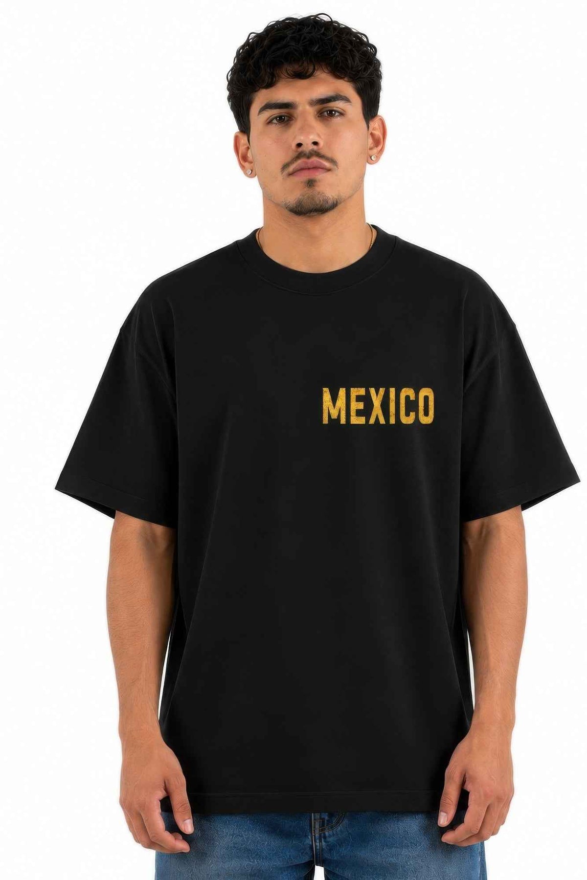 Mexico Print Heavy Weight Graphic Print 7.5 Oz Tee
