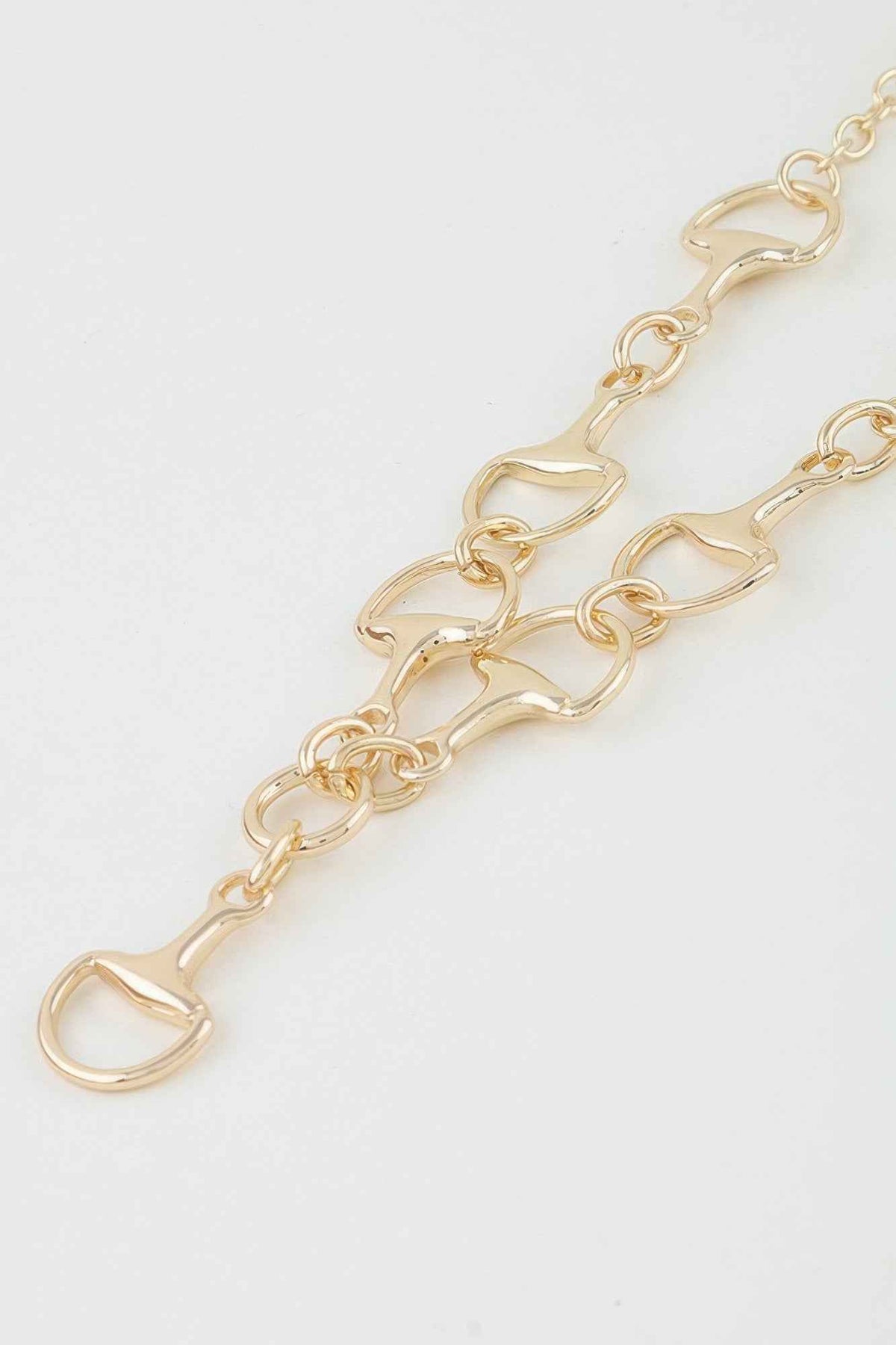 Beaded Heart Mariner Chain Necklace