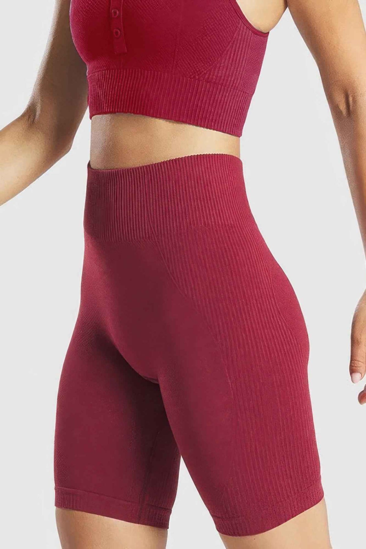 Seamless Solid Yoga Shorts