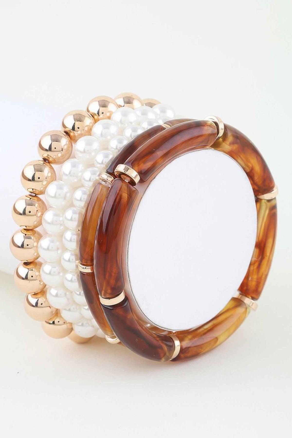 Marble Tube Beaded Bracelet