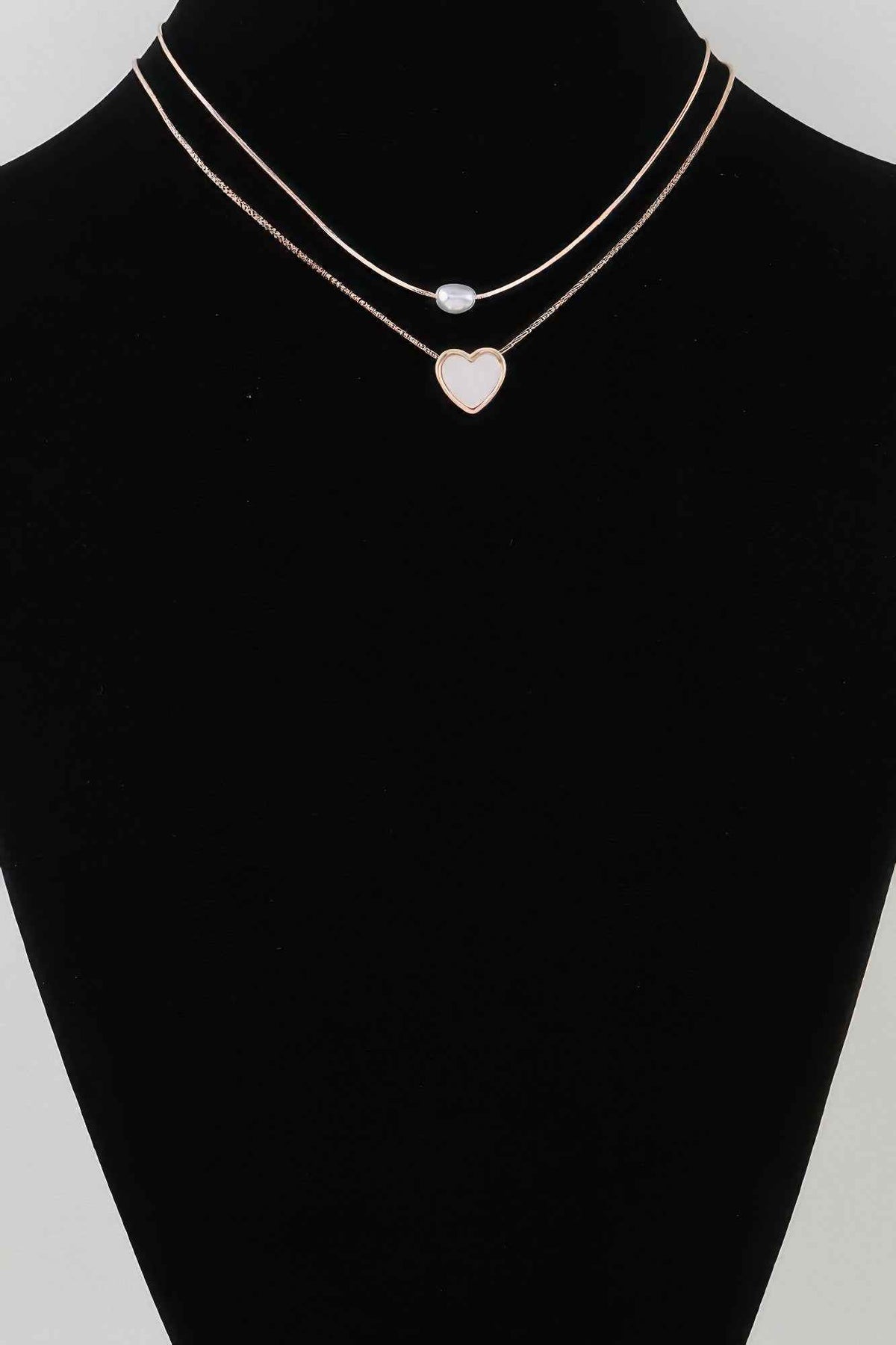 Love You Double Chain Necklace