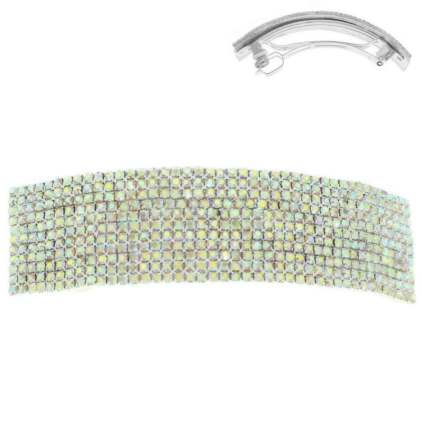 Rhinestone Embellished Hair Barrette Clip