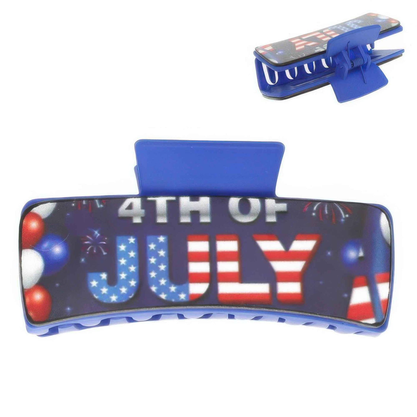 Usa 4th Of July Hair Claw Clip
