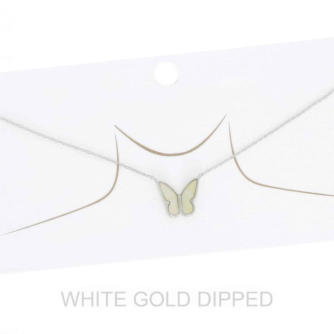 Women's Gold Dipped Butterfly Necklace