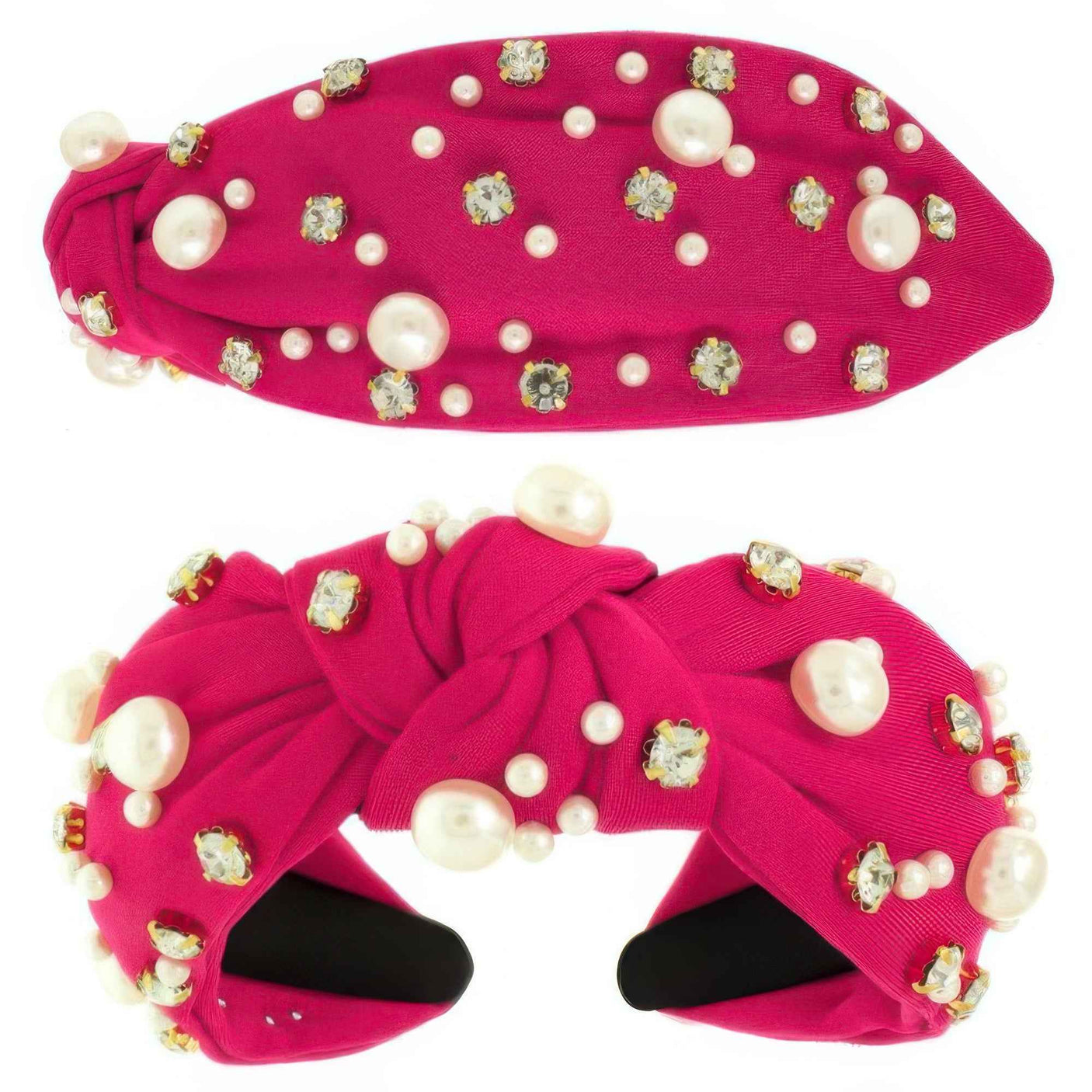 Faux Felt Corduroy Top Knotted Headband