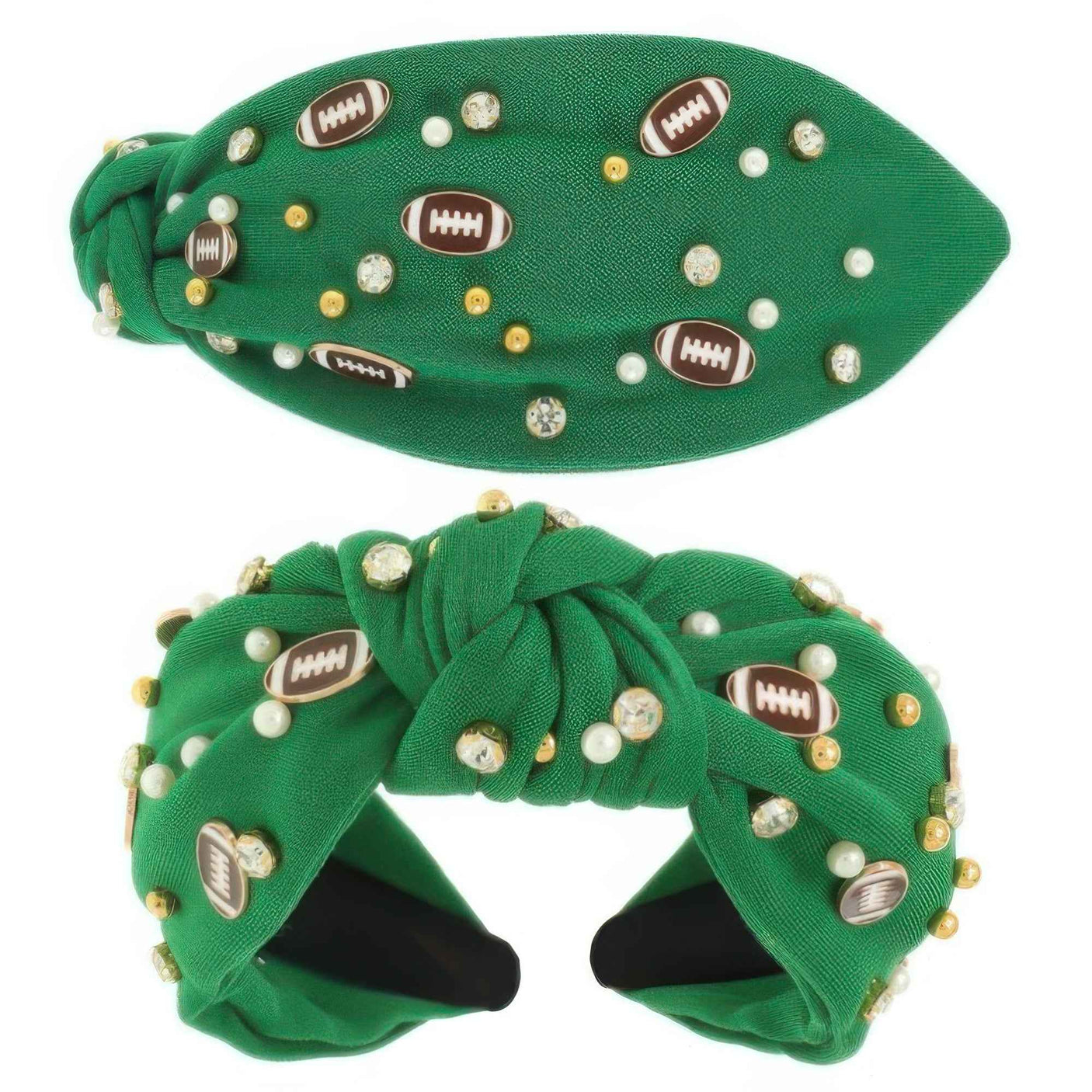 Game Day Football Theme Top Knotted Headband