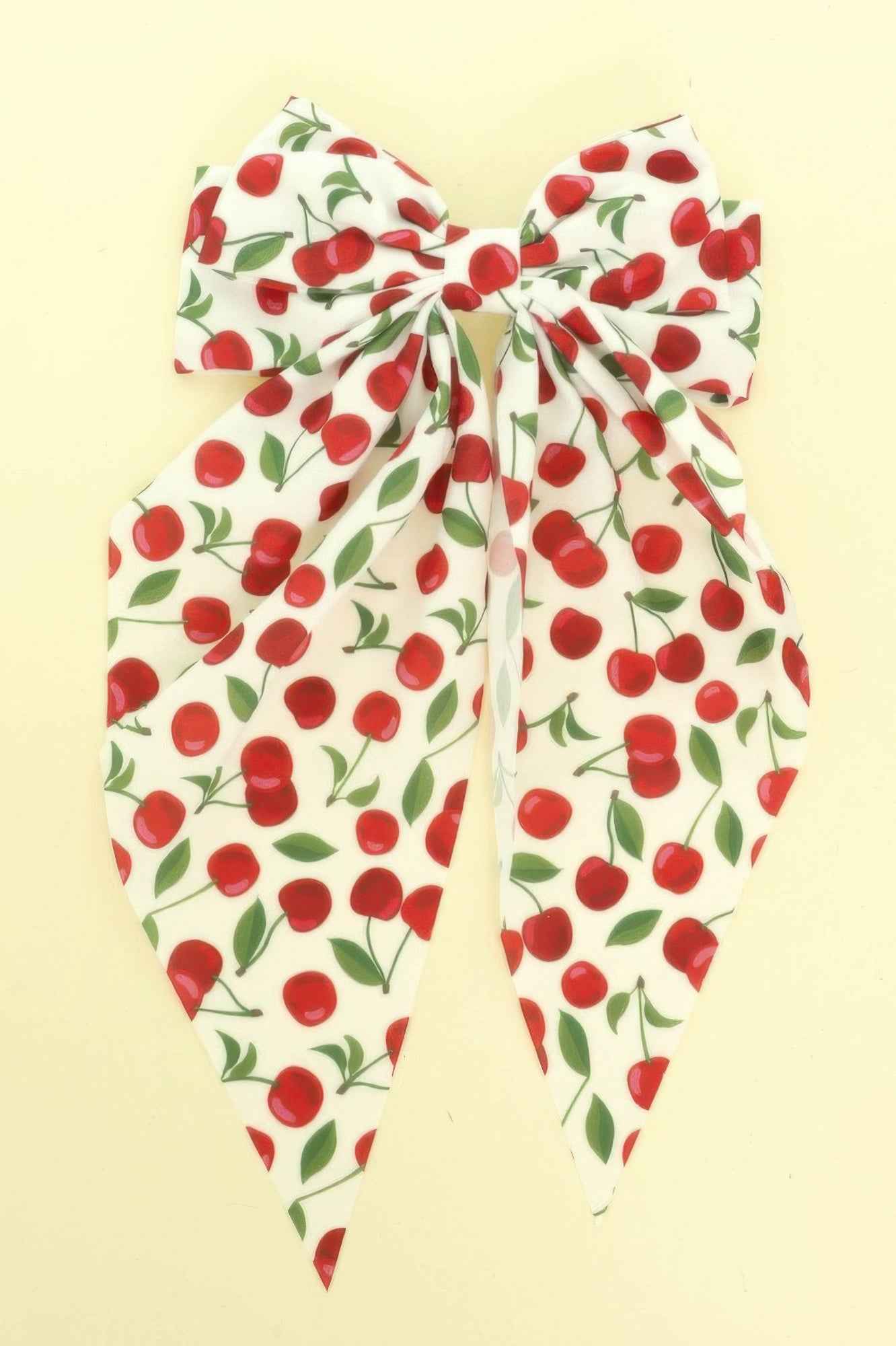 Playful Cherry Design Barrette Hair Clip