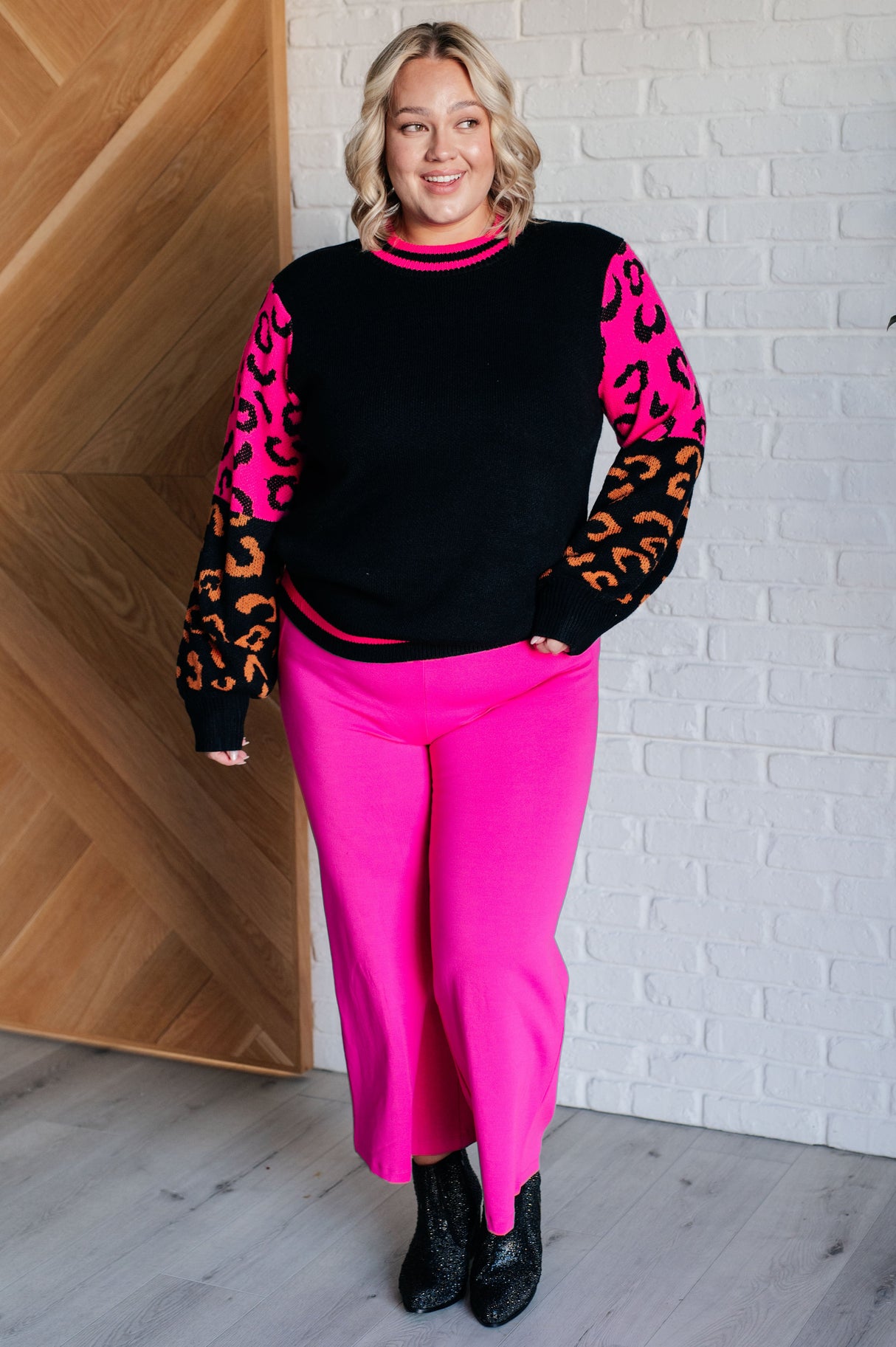 Suéter estampado animal Wild About You