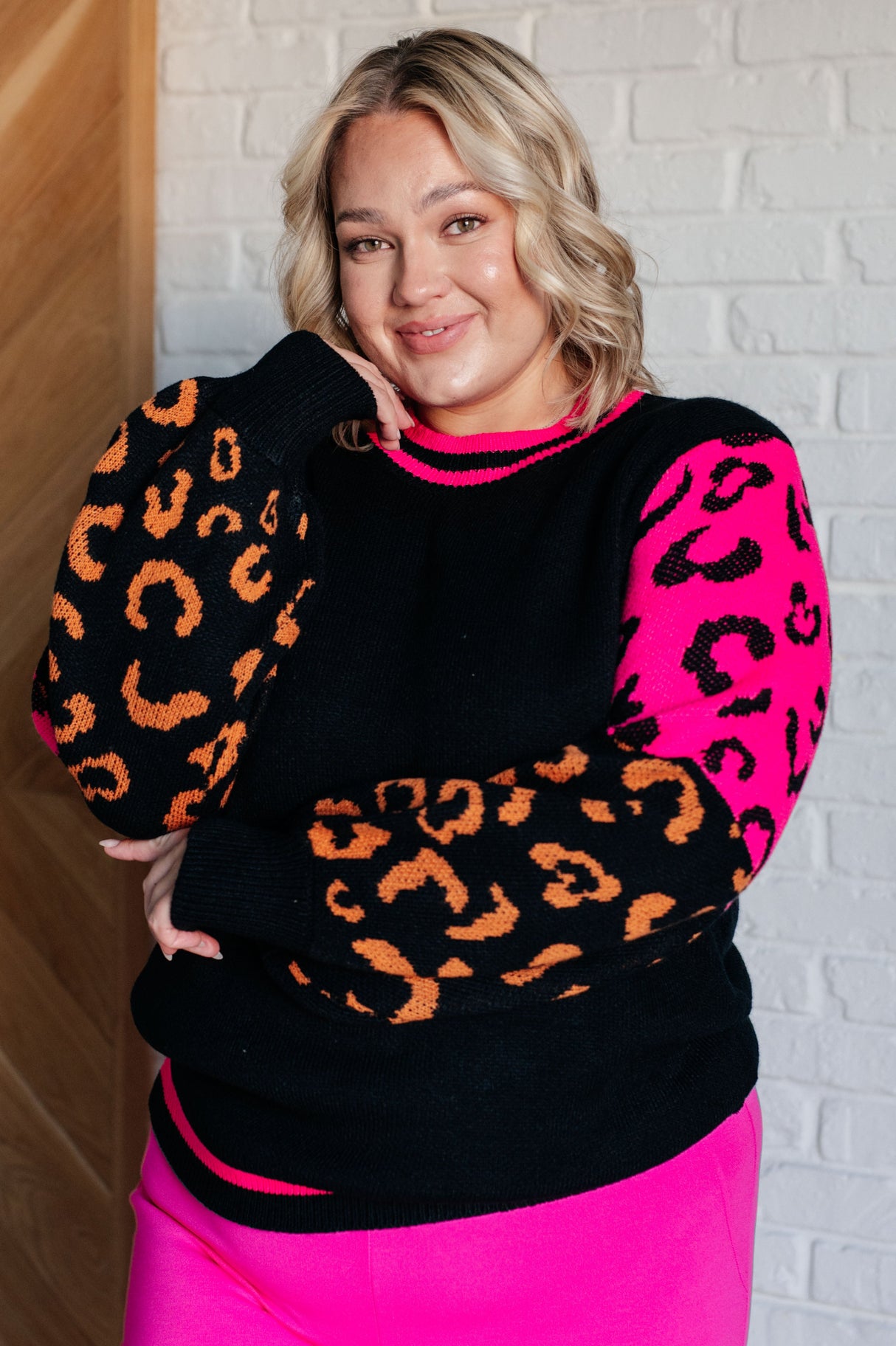 Suéter estampado animal Wild About You