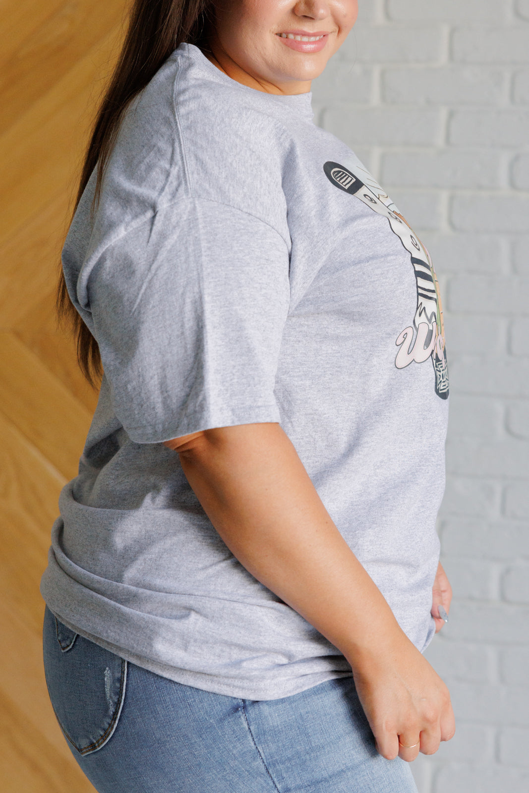 Camiseta gráfica de herradura salvaje y libre