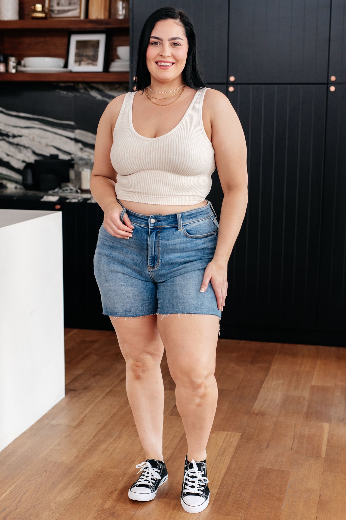 Willa High Rise Cutoff Shorts - Liarian Unlimited Boutique