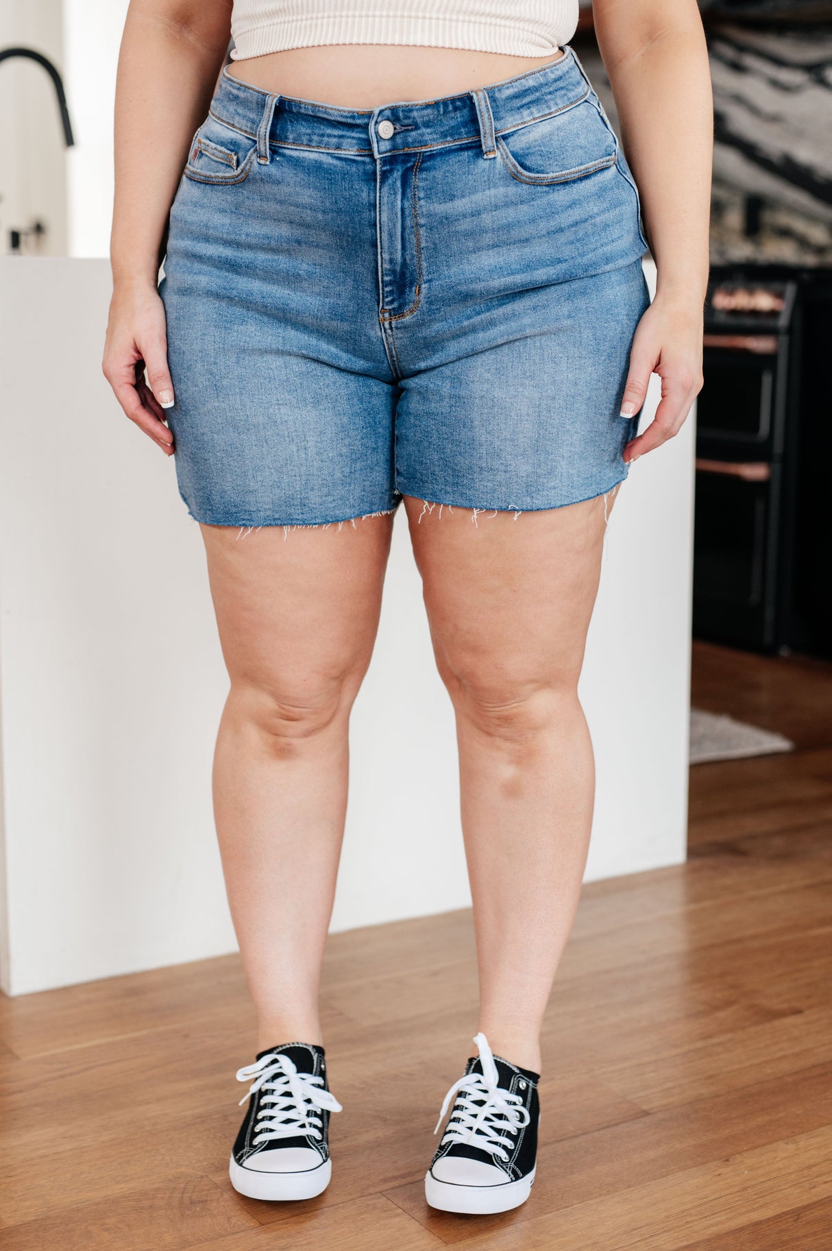 Willa High Rise Cutoff Shorts - Liarian Unlimited Boutique