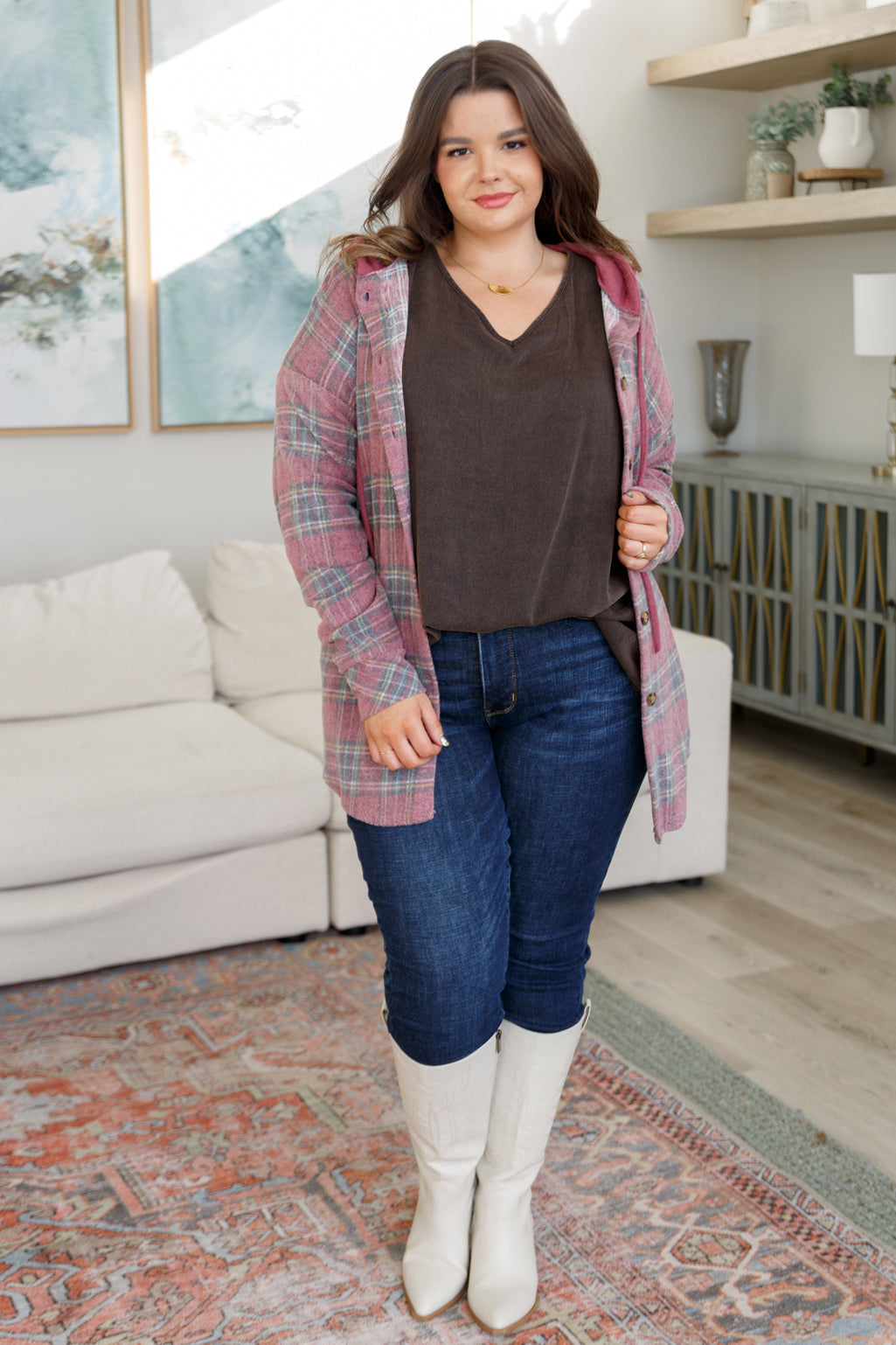 Chaqueta con capucha Down in the Valley