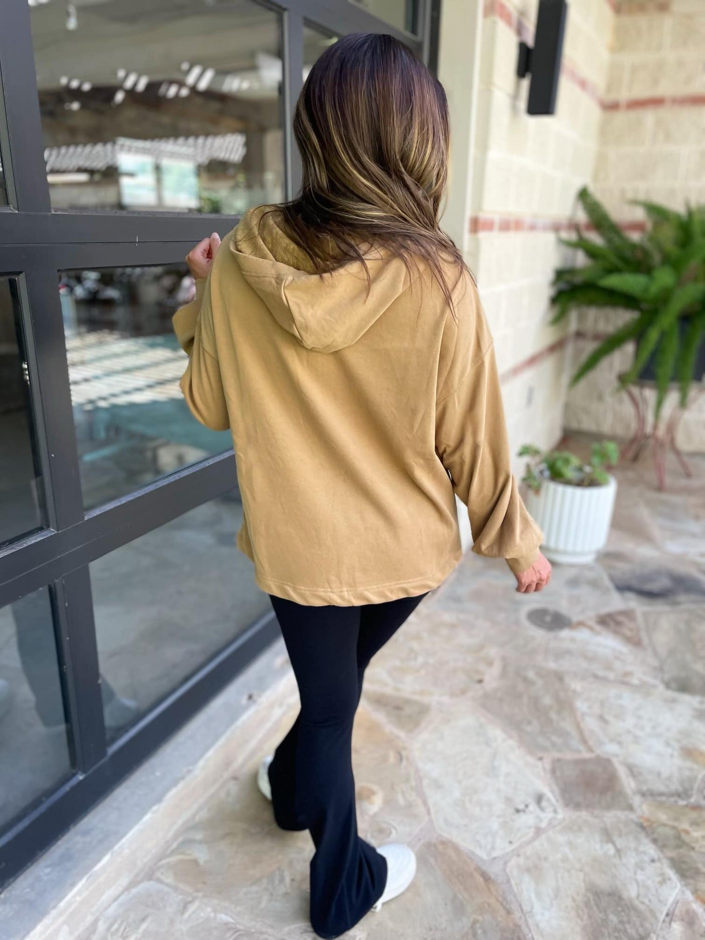 Sudadera con capucha y media cremallera Hendrick en nueve colores