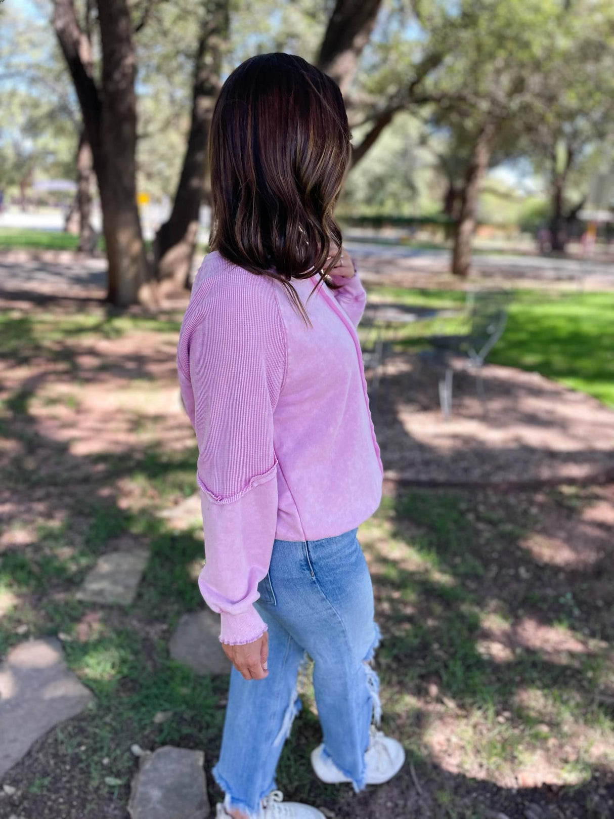 Best Selling Elliott Exposed Seam Sweatshirt in Five Colors - Liarian Unlimited Boutique