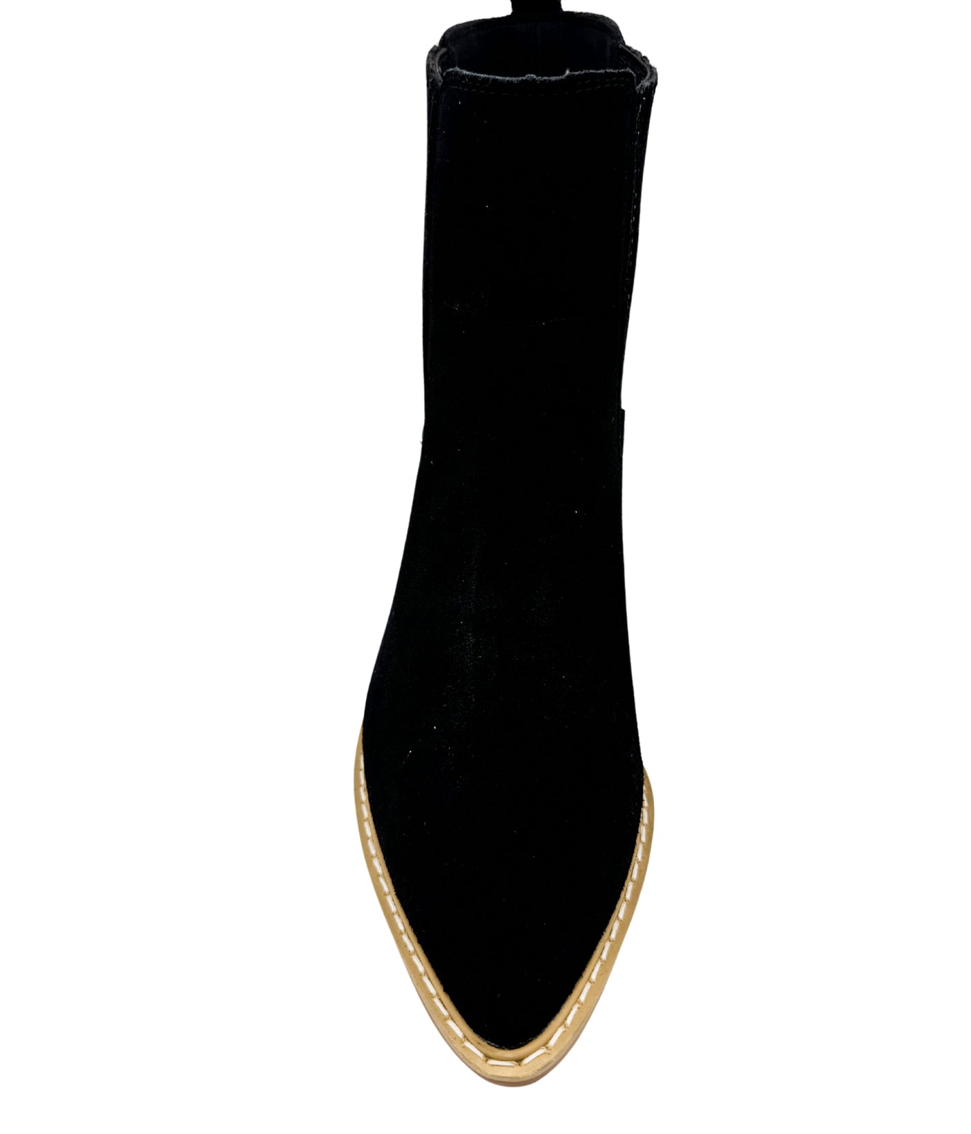 Botín Leonor de ante en color negro