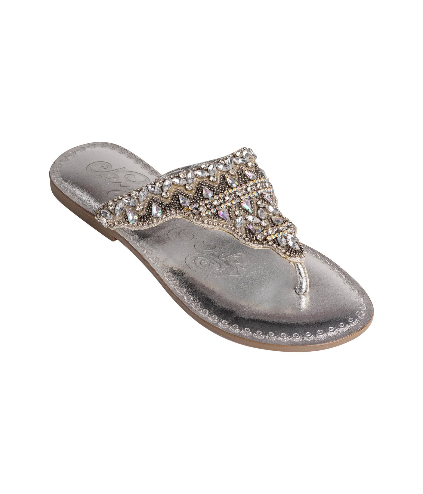 Sandalias Loving U en color plata