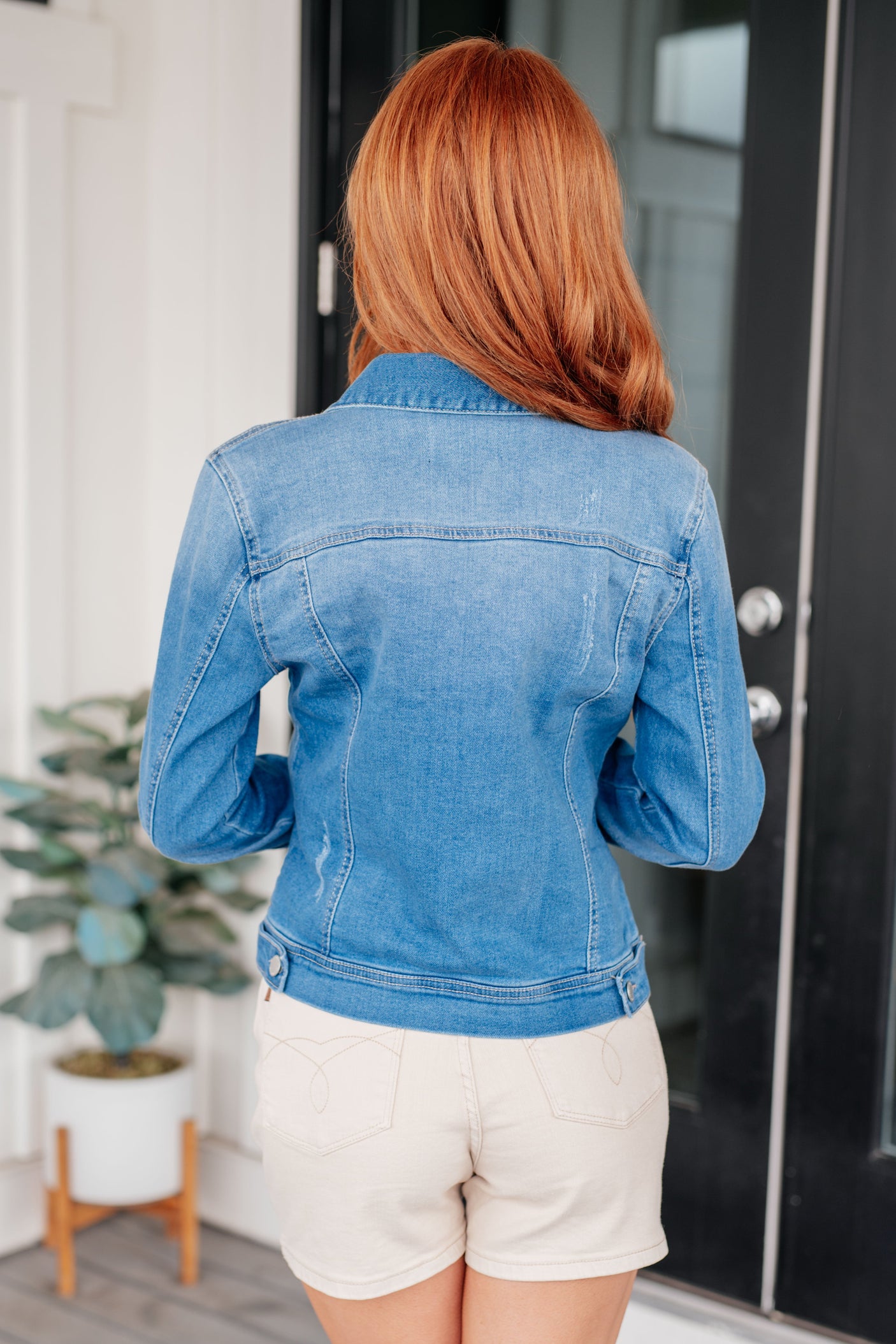 Every Occasion Denim Button Up Jacket - Liarian Unlimited Boutique