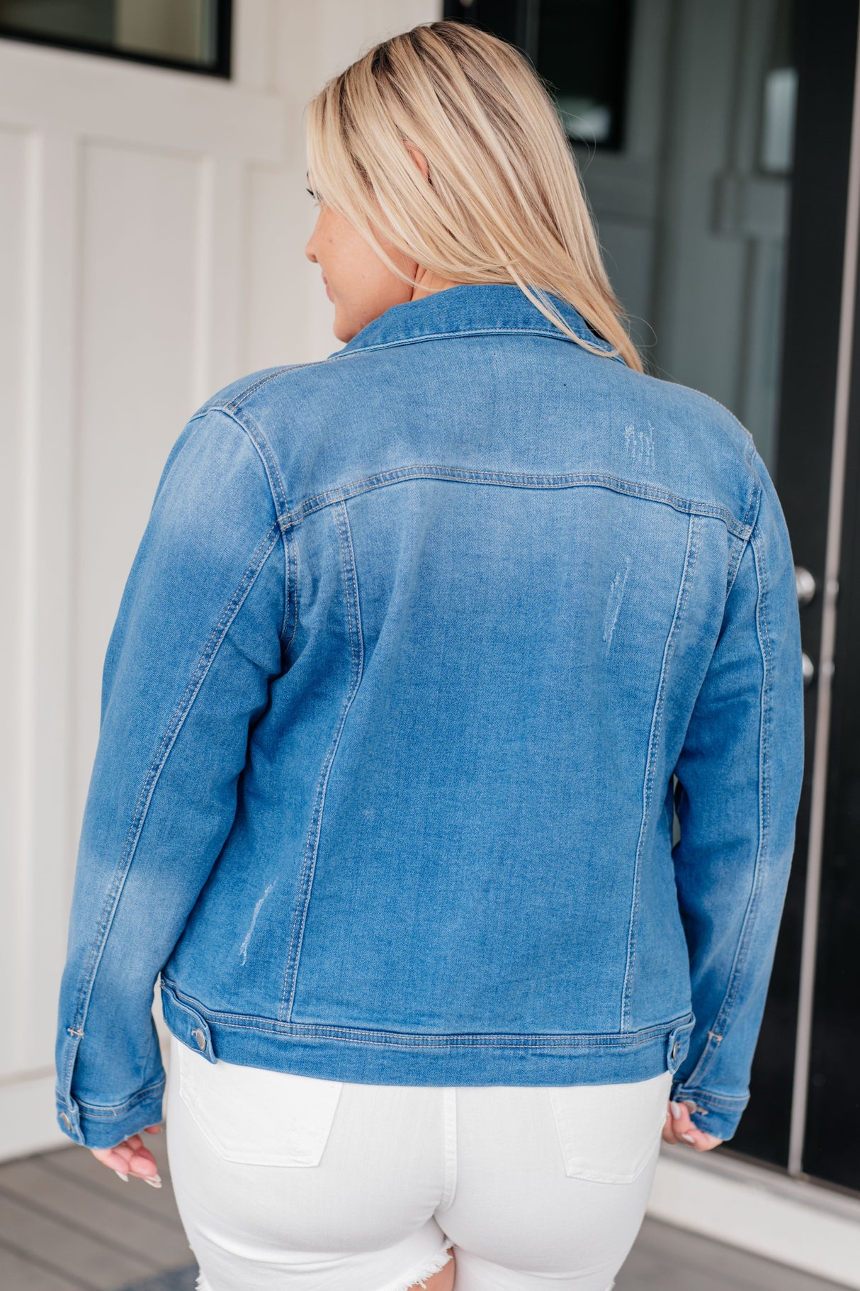 Every Occasion Denim Button Up Jacket - Liarian Unlimited Boutique