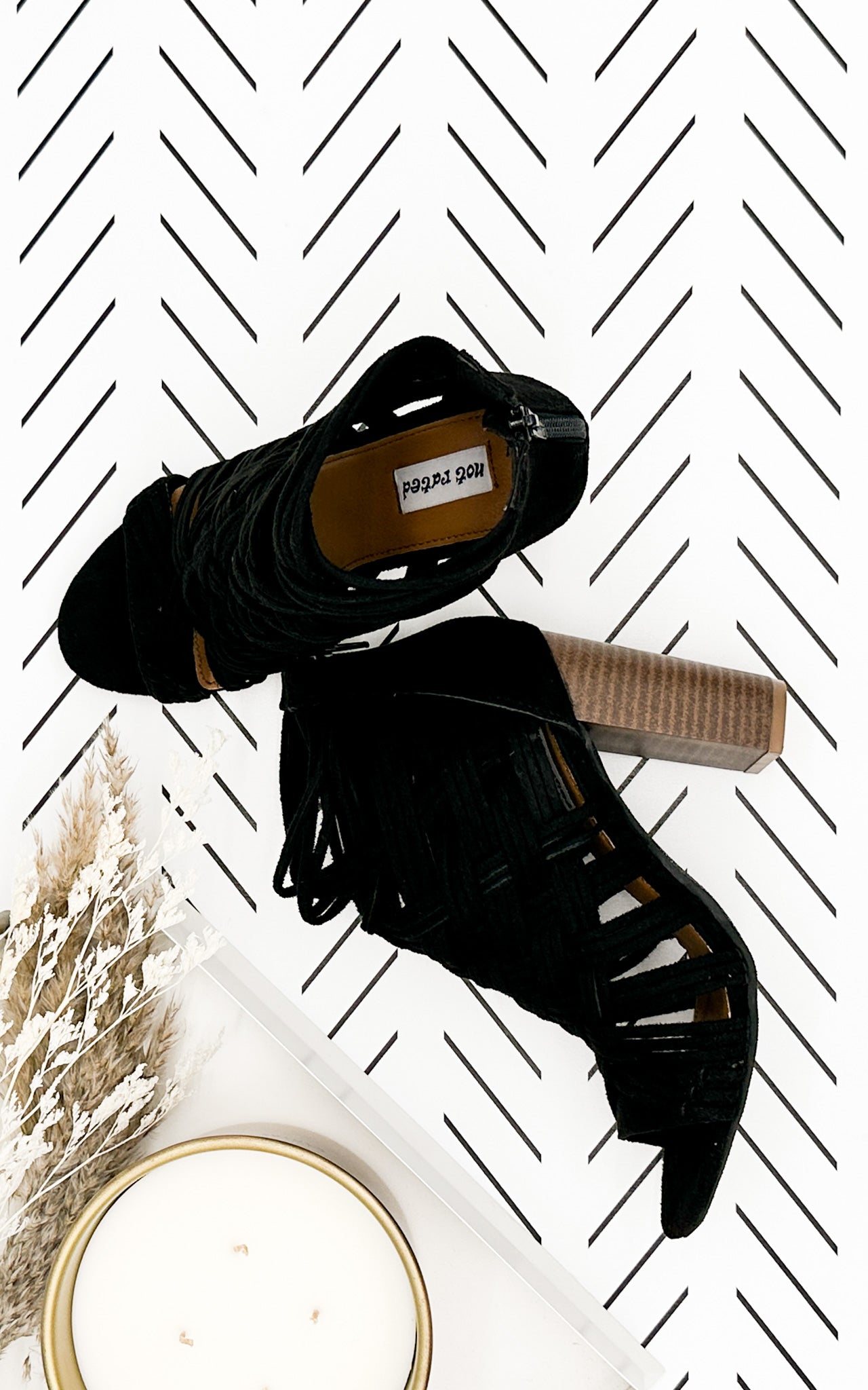 Tacón de sílice en negro