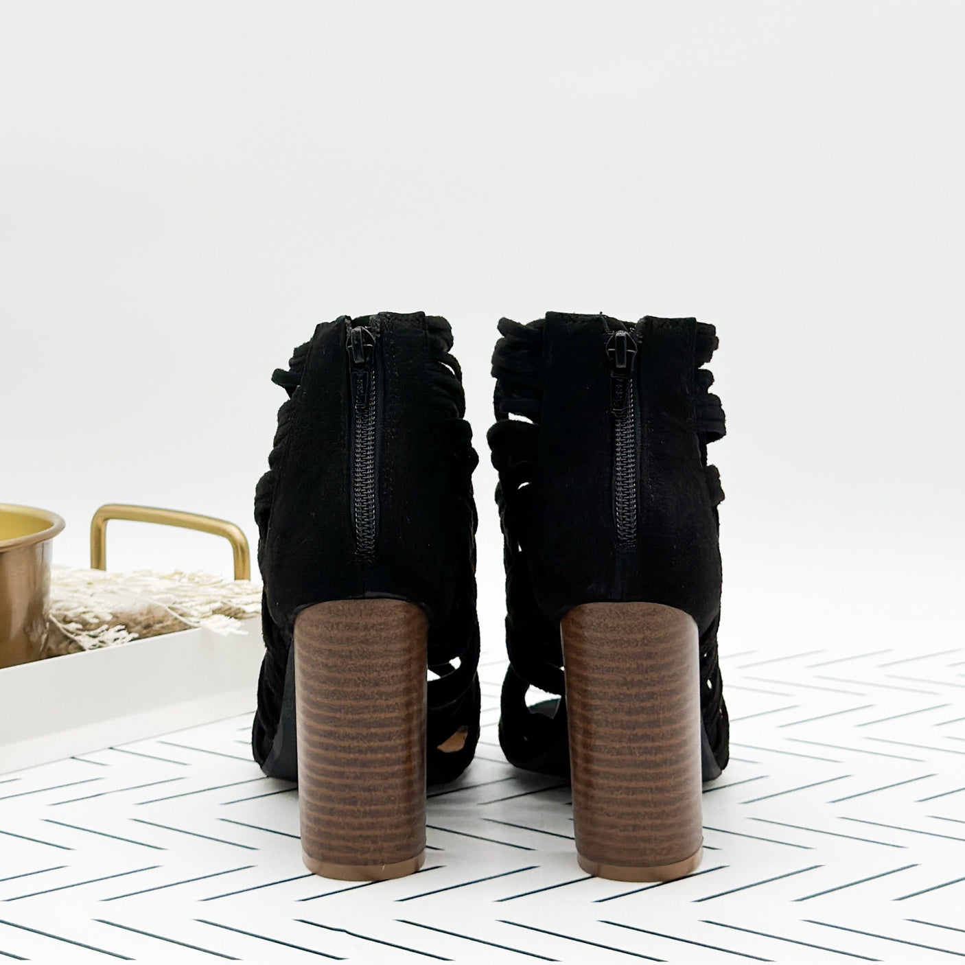 Tacón de sílice en negro