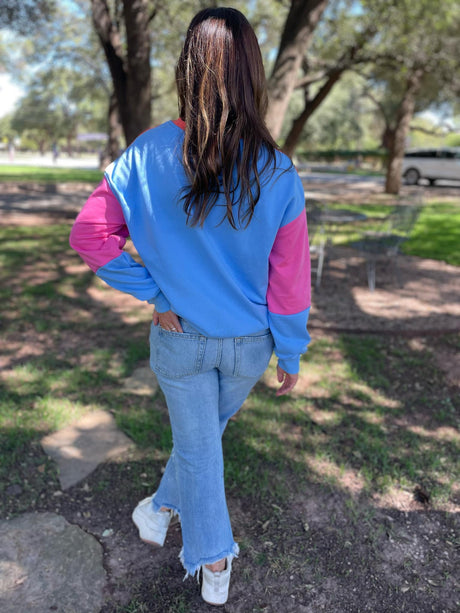 Suéter Finnley Colorblock en cuatro colores