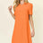 Double Take Full Size Texture Collared Neck Short Sleeve Dress