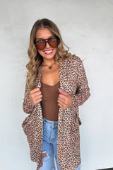 PREORDER: Camo & Cheetah Print Lola Cardigan