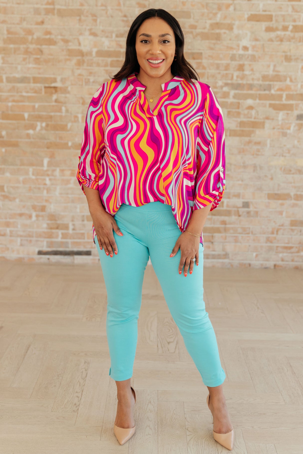 Pantalones ajustados Magic Ankle Crop de 26" en doce colores