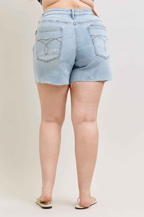 Evelyn Mid Rise Rigid Magic Dad Shorts