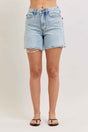 Evelyn Mid Rise Rigid Magic Dad Shorts